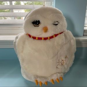 Harry Potter Hedwig owl 14” plush throw pillow